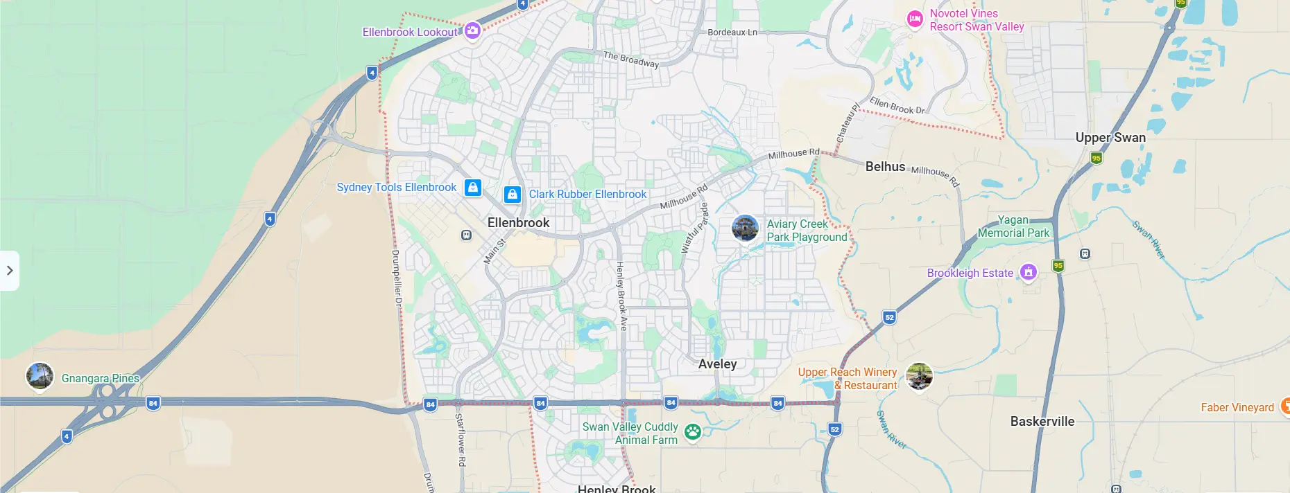 Smooth Finish Painting service area in Ellenbrook